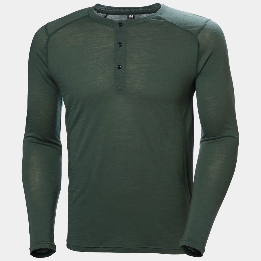 Men's Durawool Long Sleeve Henley