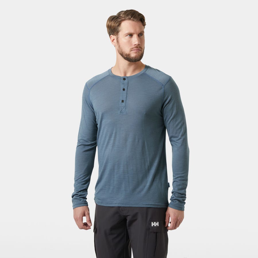 Men's Durawool Long Sleeve Henley