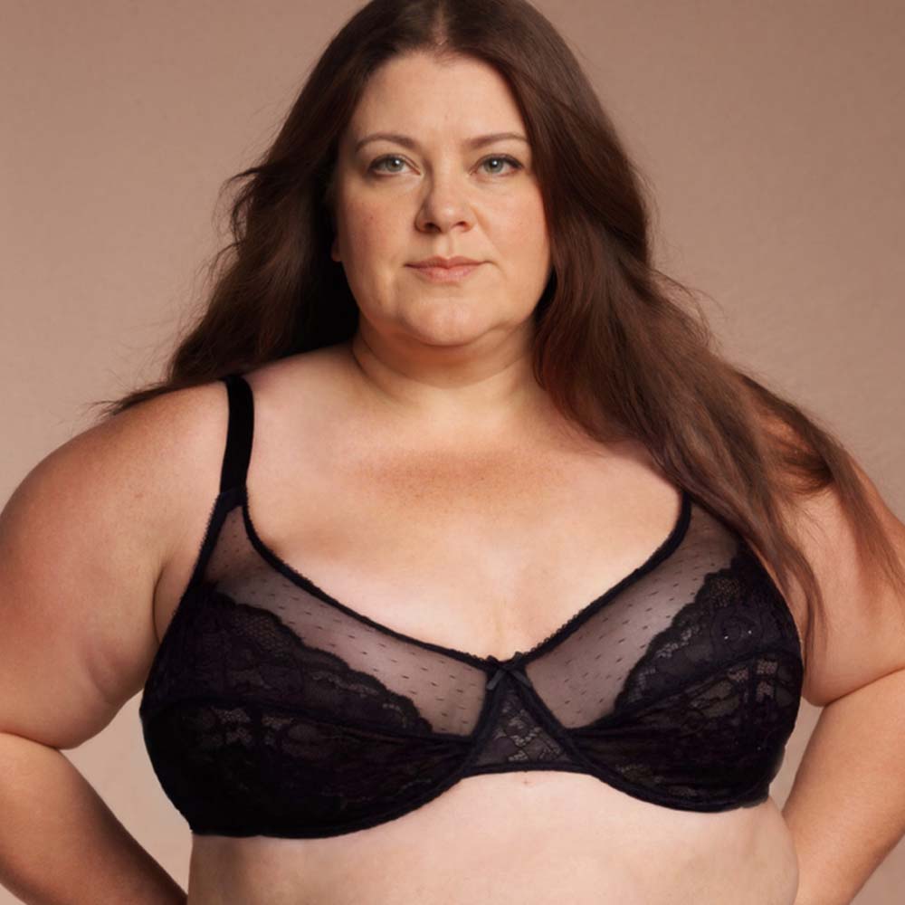 Unlined Lace Underwire Bra