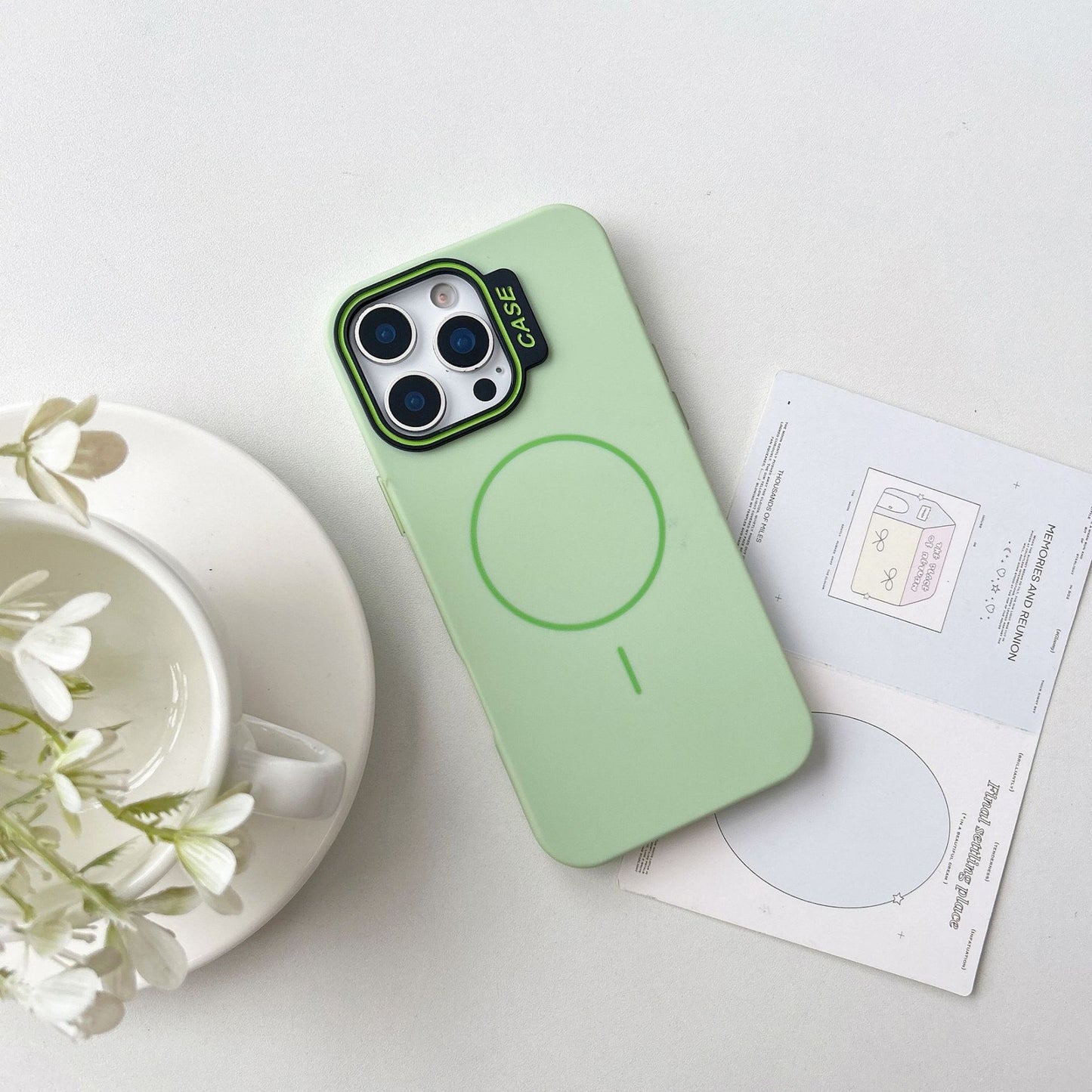 Macron Silicone Magnetic Case for iPhone