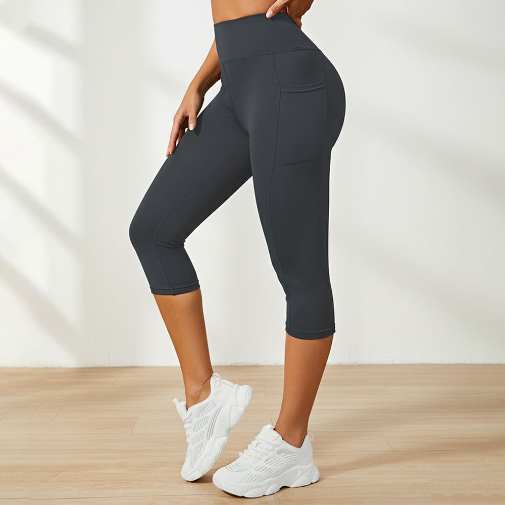 Butt-Lifting Tummy Control Pocket Capris