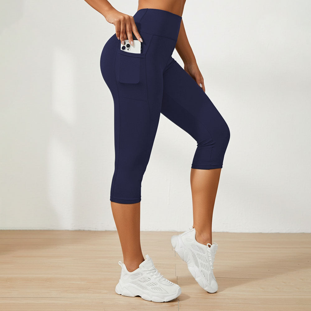Butt-Lifting Tummy Control Pocket Capris