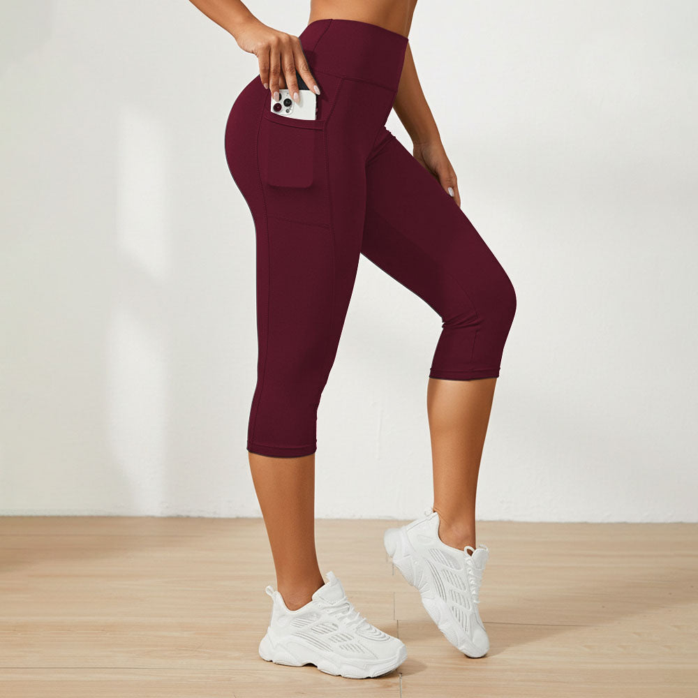 Butt-Lifting Tummy Control Pocket Capris