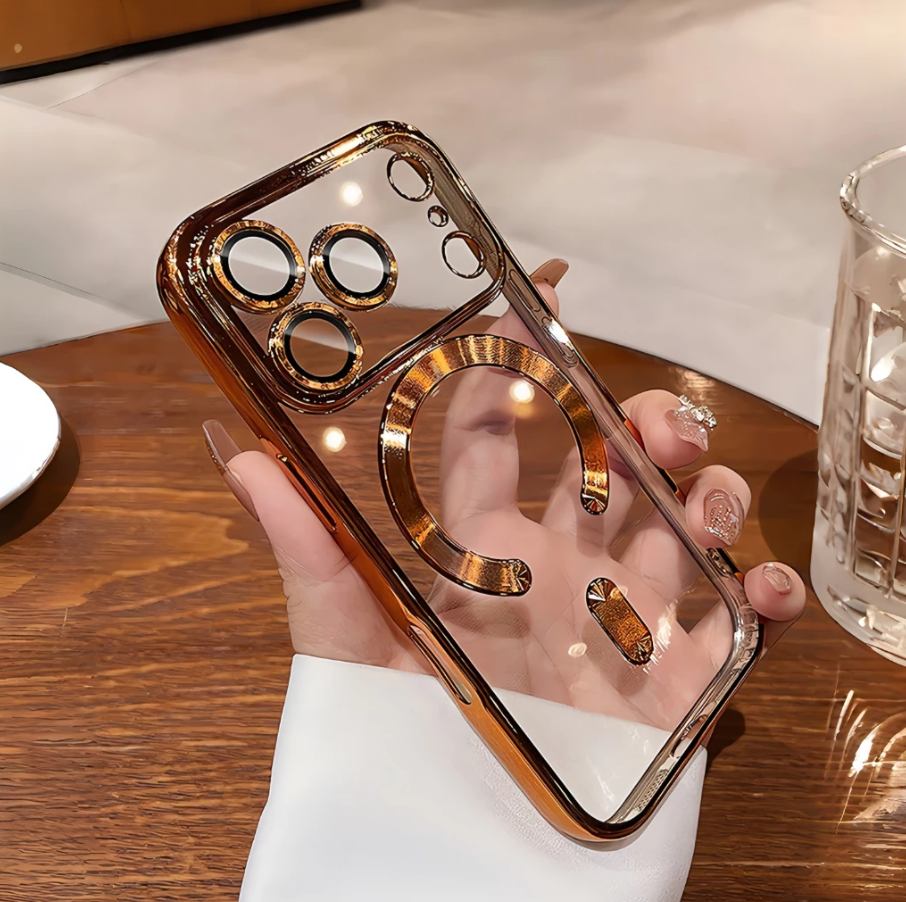 Transparent Case Compatible for iPhone 17 Air pro max Shockproof Plating Soft case