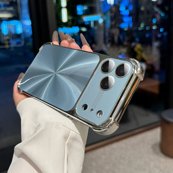 Full-size Shockproof Phone Case with AI button and CD Pattern for iPhone Series